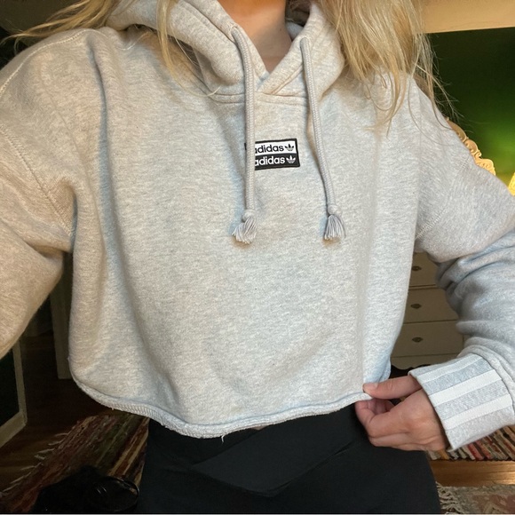 adidas Tops - Adidas Woman’s Cropped Hoodie